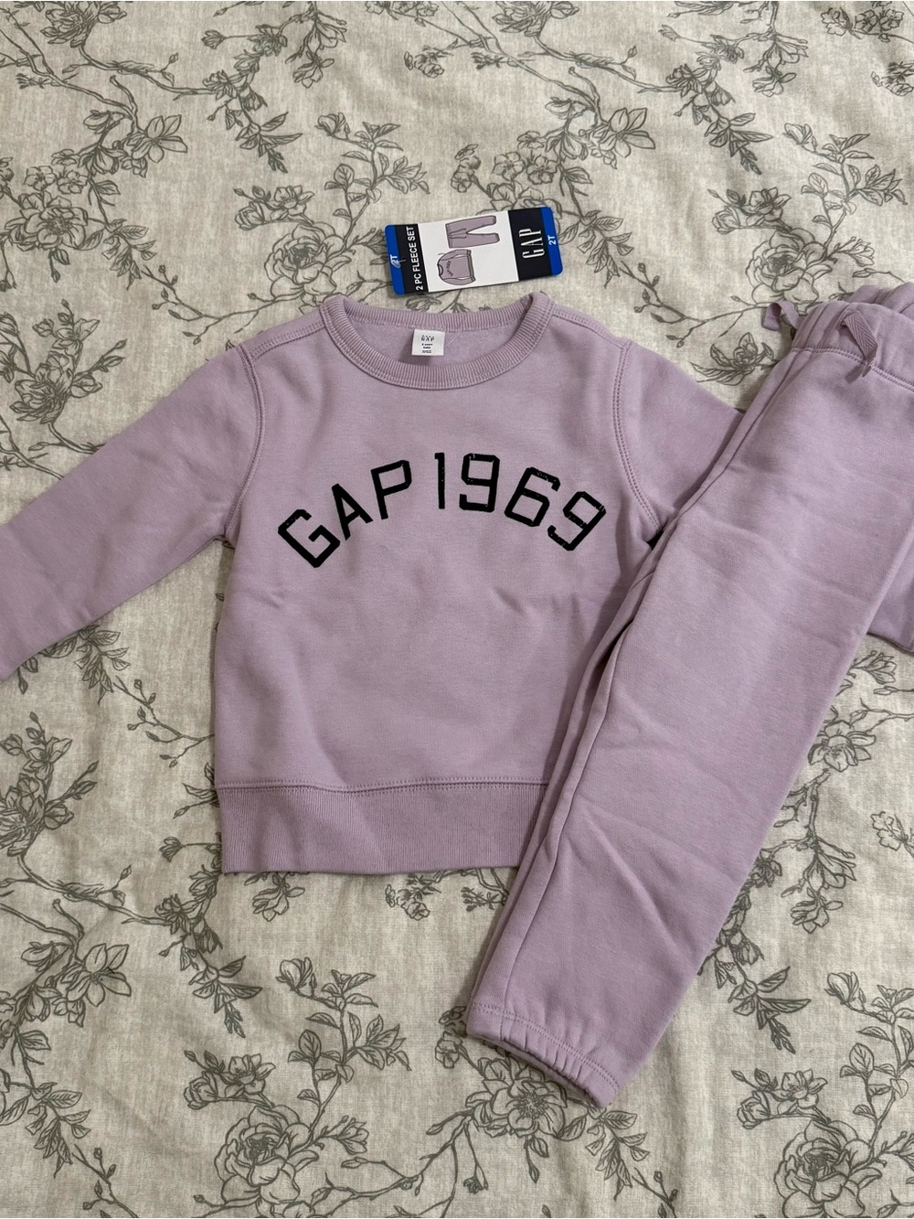 GAP Kids Lavender Sweatshirt & Joggers Set